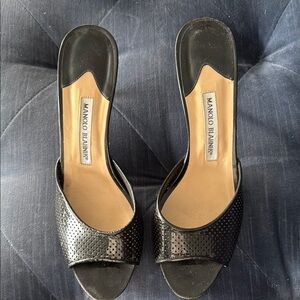Manolo Blahnik Black Women's Shoes